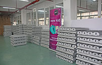 Roll up banner stand