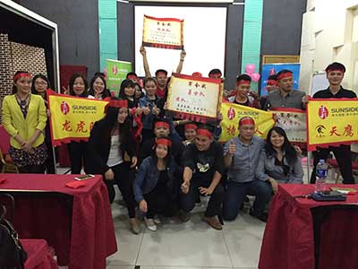 生彩喷绘2016年销售启动会暨12月业绩PK仪式